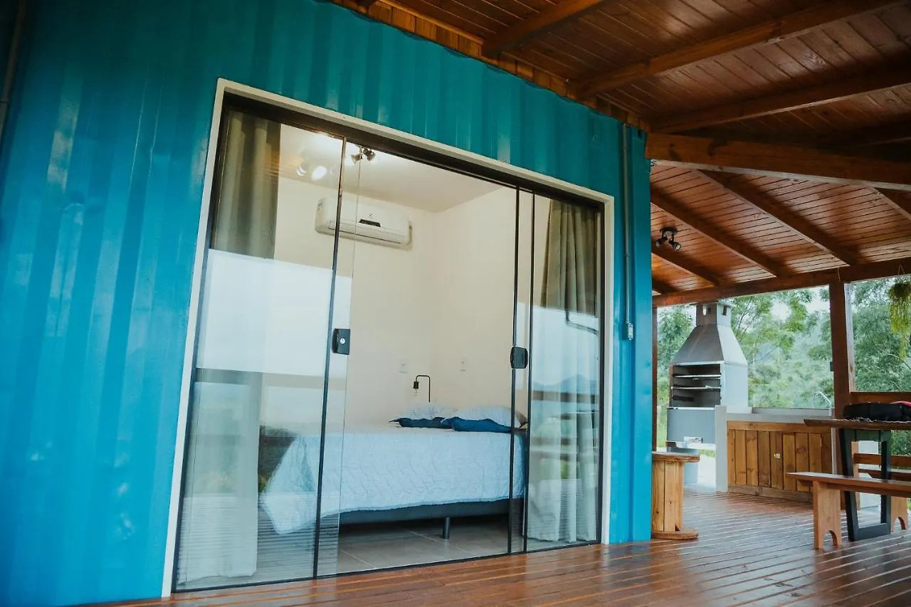 Prázdninový dům Casa Container - Pousada Container Da Montanha Azul Rio Fortuna Brazílie